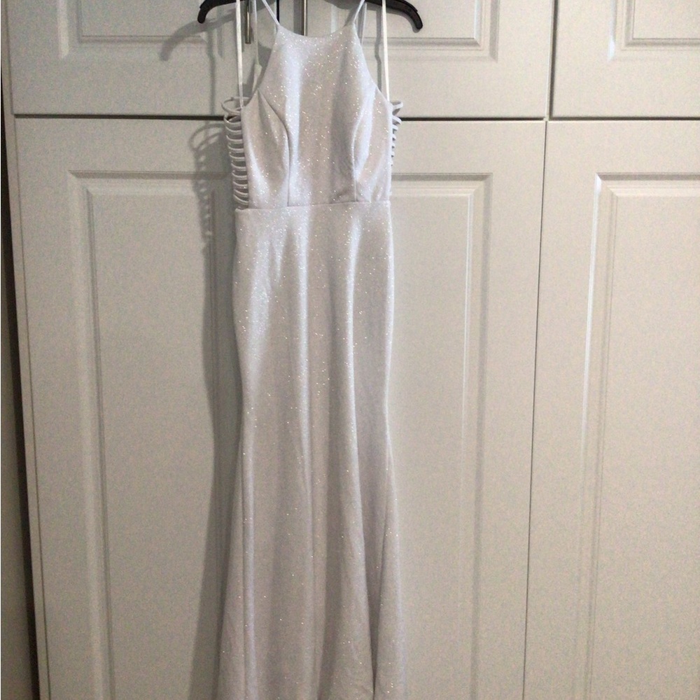 Jump White Glitter Dress